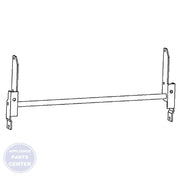 GE DISHWASHER HINGE ASSEMBLY WD14X10018 - Main view showing durable construction for various GE models