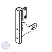GE DISHWASHER LEFT HAND ARM HINGE ASSEMBLY WD14X22896 - Main view showing precise alignment for various GE Dishwasher models