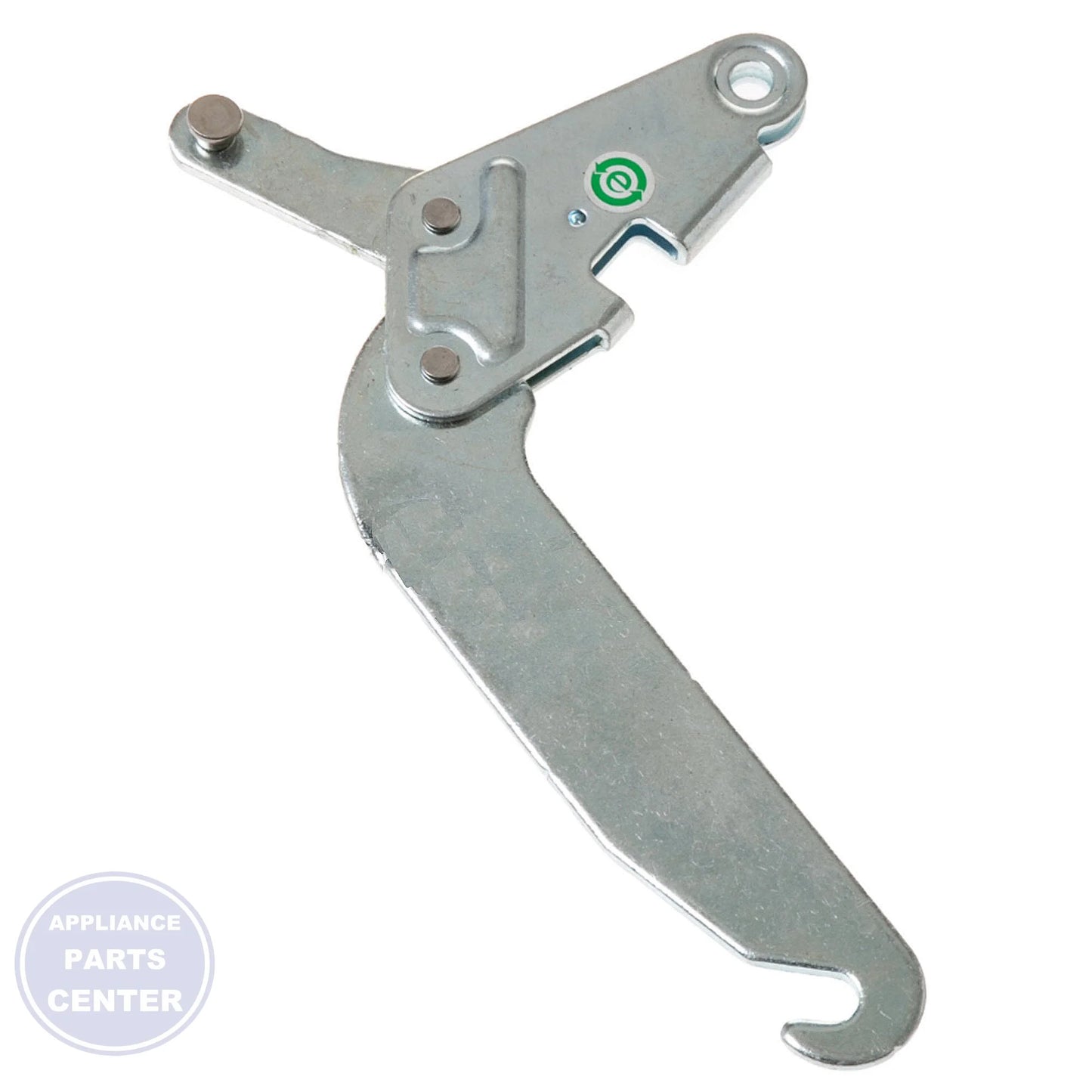 GE DISHWASHER LEFT HAND HINGE MECHANISM WD01X24618 - Main view showing sturdy construction for various GE dishwasher models