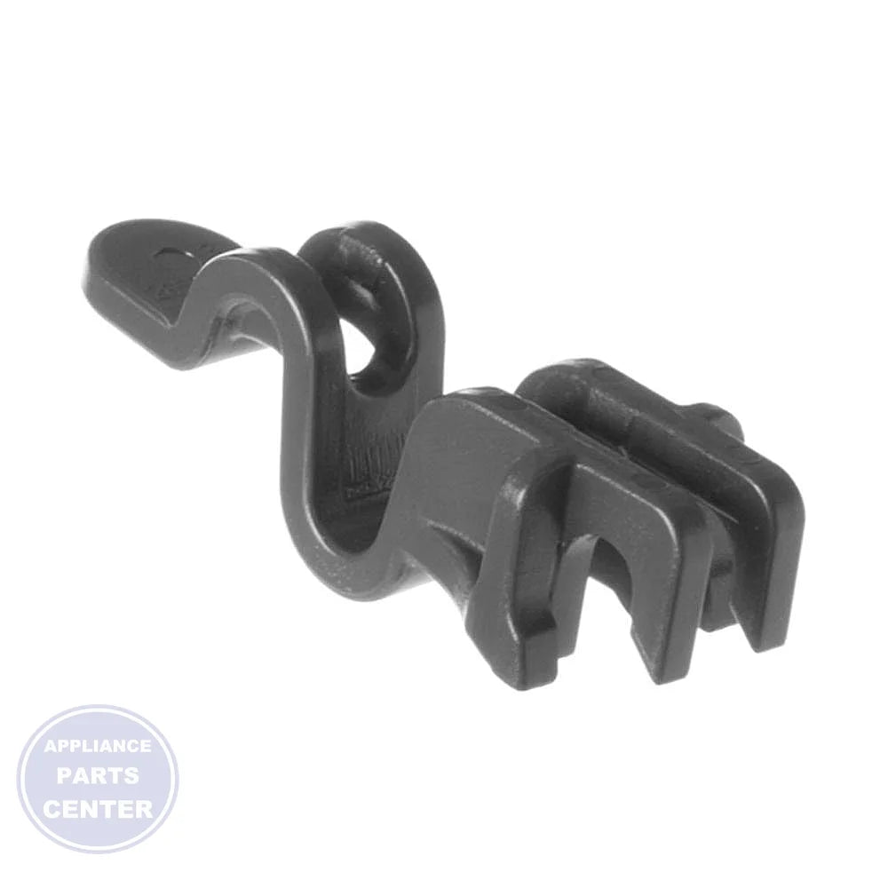 GE DISHWASHER RACK CLIP WD12X10463 - Side view with durable construction and precise measurements