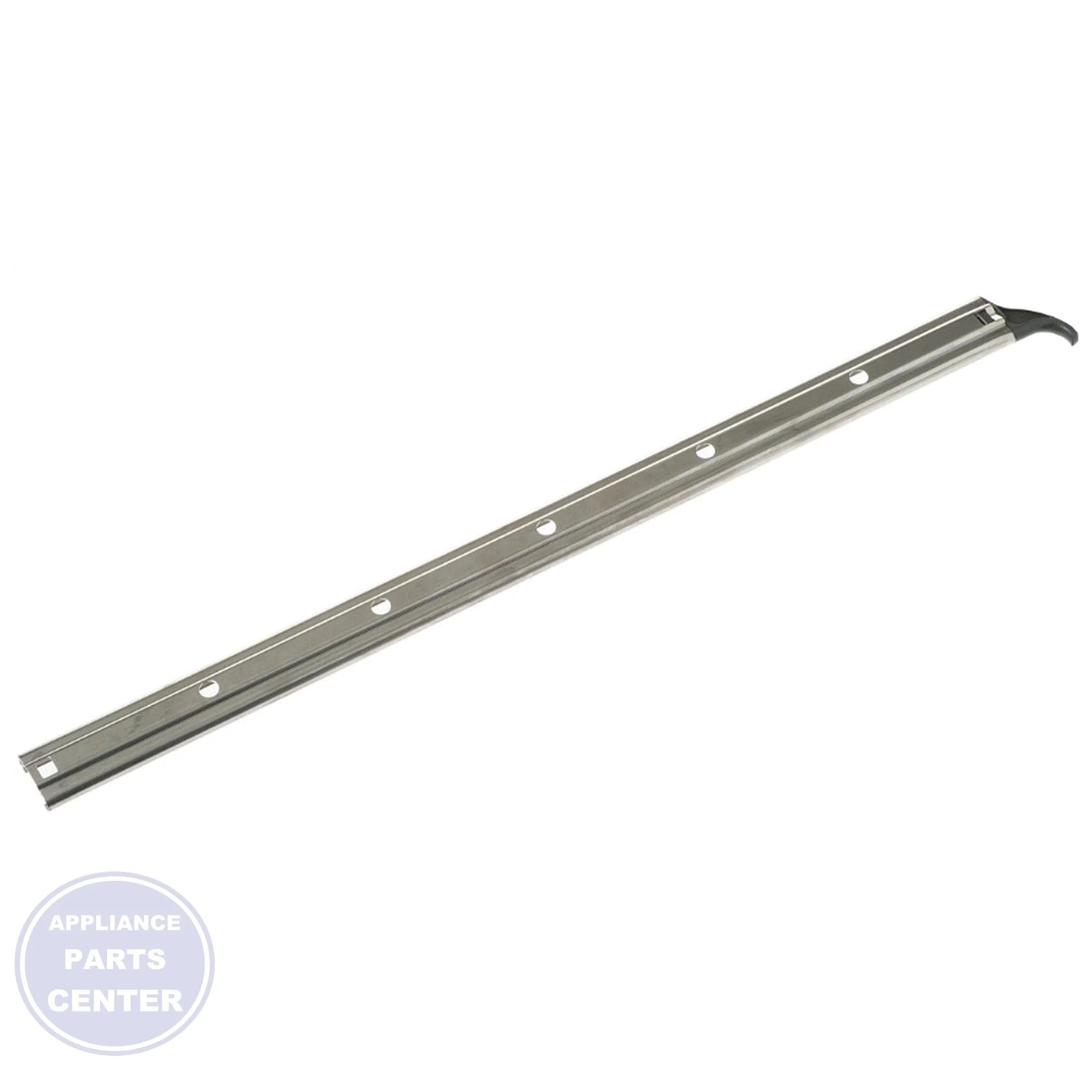 GE DISHWASHER RIGHT HAND ENDCAP AND RACK SLIDE WD30X29859 - Main view showing smooth sliding for specific models