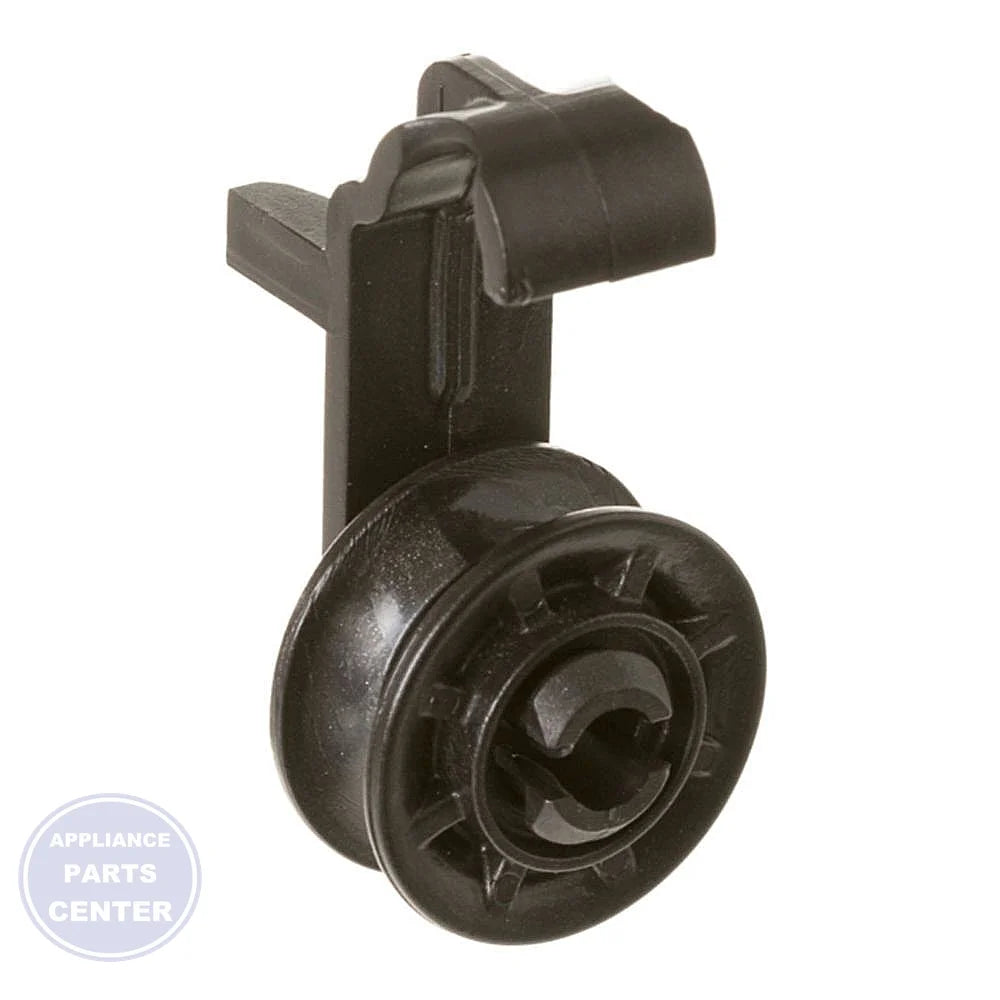 GE DISHWASHER ROLLER AND BRACKET WD30X22347 - Main view showing smooth rack support for specific models