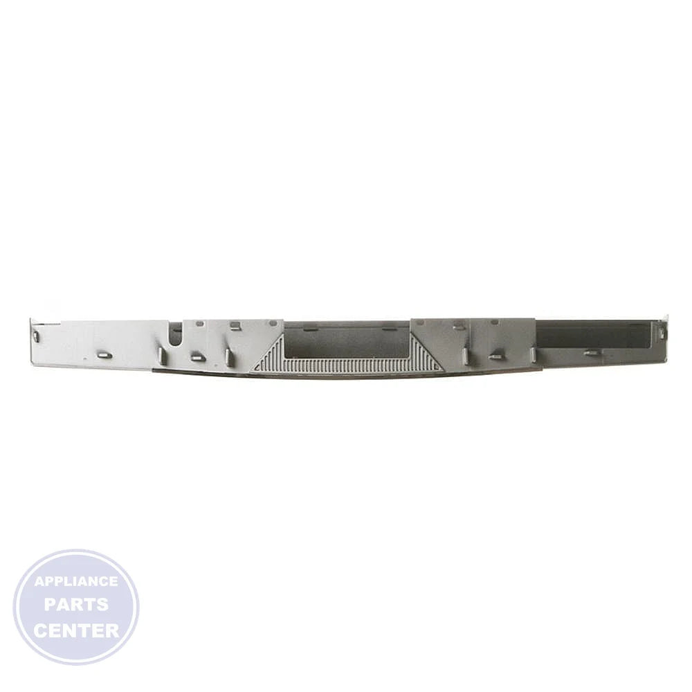 GE DISHWASHER STAINLESS STEEL CONTROL PANEL WD34X22536 - Side view with precise measurements