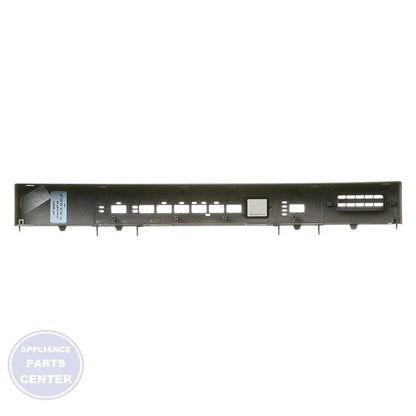 GE DISHWASHER STAINLESS STEEL CONTROL PANEL WD34X22536 - Detailed view of durable stainless steel construction