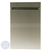 GE DISHWASHER STAINLESS STEEL OUTER DOOR PANEL WD27X24686 - Main view showing sleek design for various GE Dishwasher models