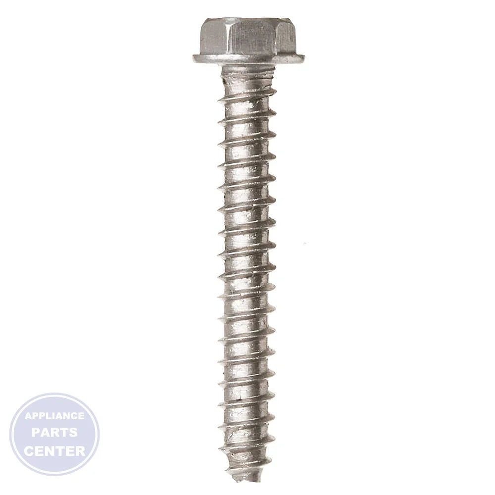 GE DISHWASHER STAINLESS STEEL SCREW 8-16 AB 1HXW 1.25 - Main view showing durable stainless steel construction for various GE Dishwasher models