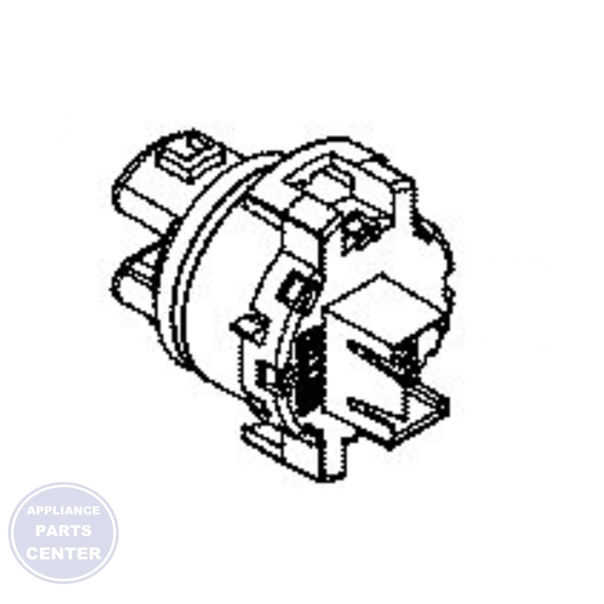 GE DISHWASHER THERMISTOR ASSEMBLY WD21X27707 - Main view showing temperature sensor for specific models