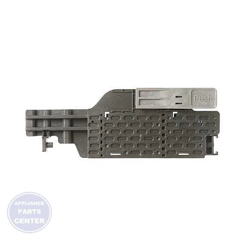 GE DISHWASHER UPPER RACK BRACKET ASSEMBLY WD12X20362 - Main view showing secure rack support for GE Dishwasher Models