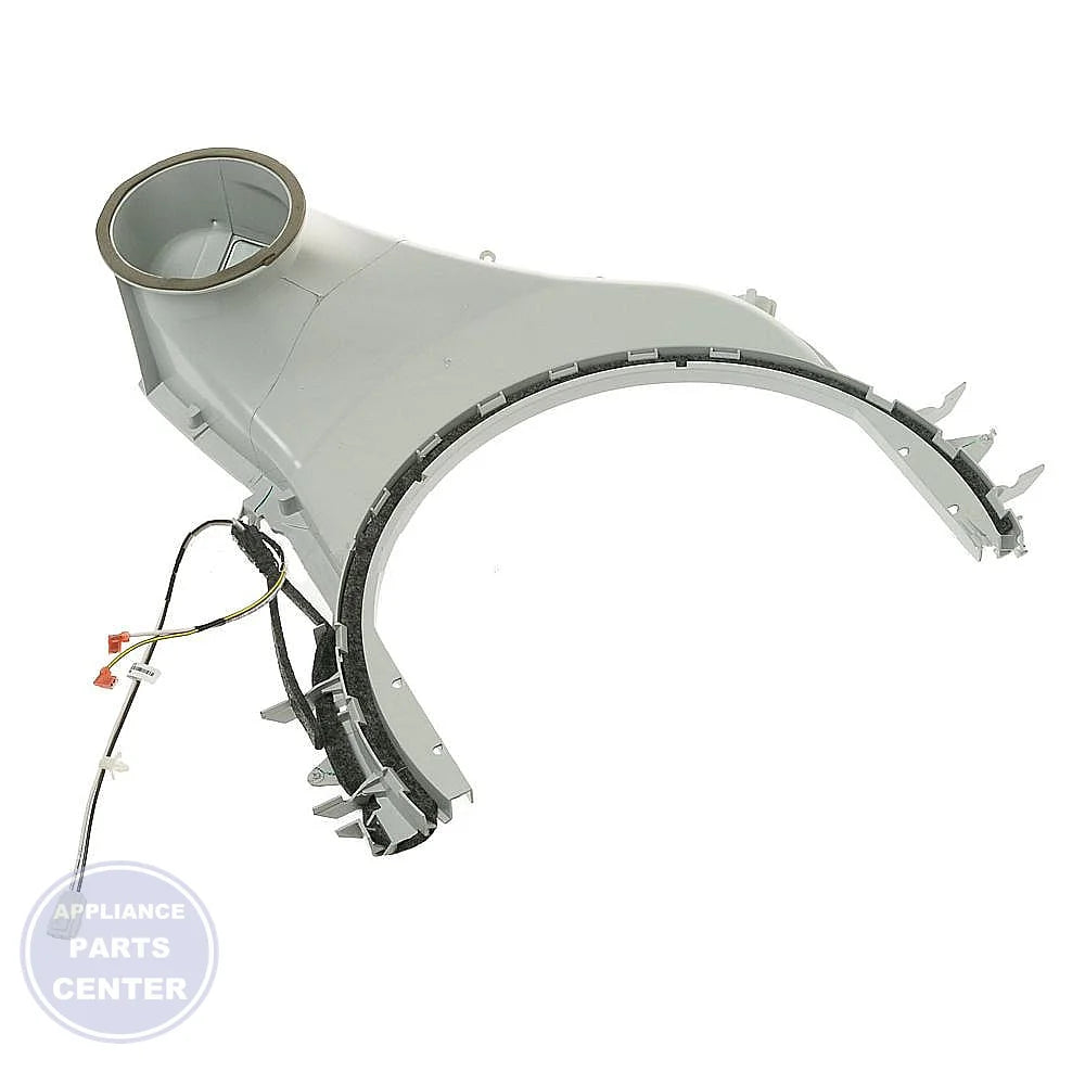 GE DUCT TRAP ASSEMBLY WE14X25091 - Main view showing lint trapping feature for GE Washer/Dryer Combo models
