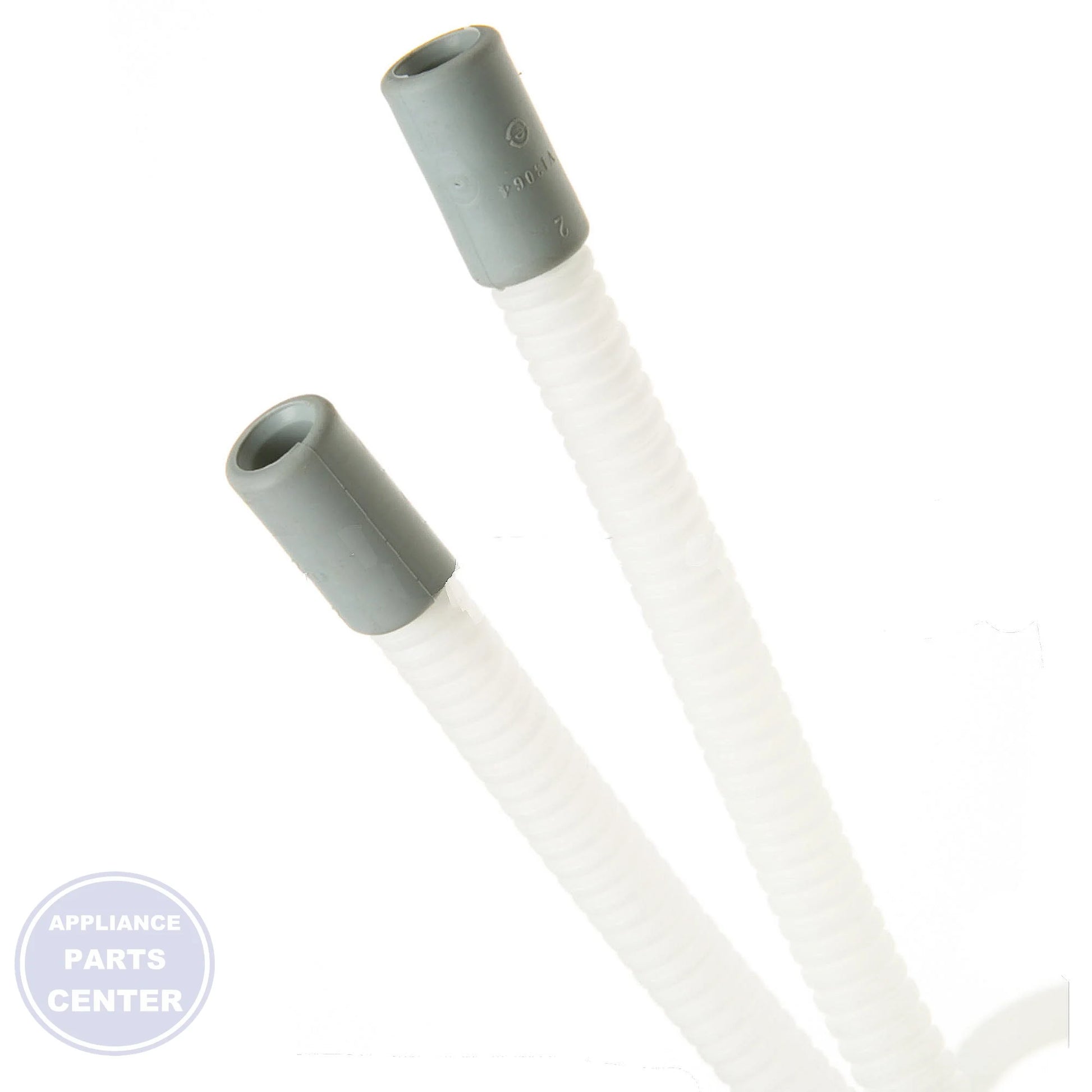 GE EXTERNAL DRAIN TUBE WE01X28586 - Detailed view of water flow optimization