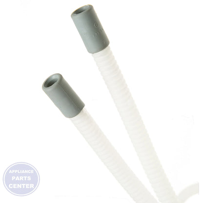 GE EXTERNAL DRAIN TUBE WE01X28586 - Detailed view of water flow optimization