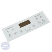 GE FACEPLATE WHITE GRAPHICS WB07X44619 - Main view showing elegant white design for GEN models