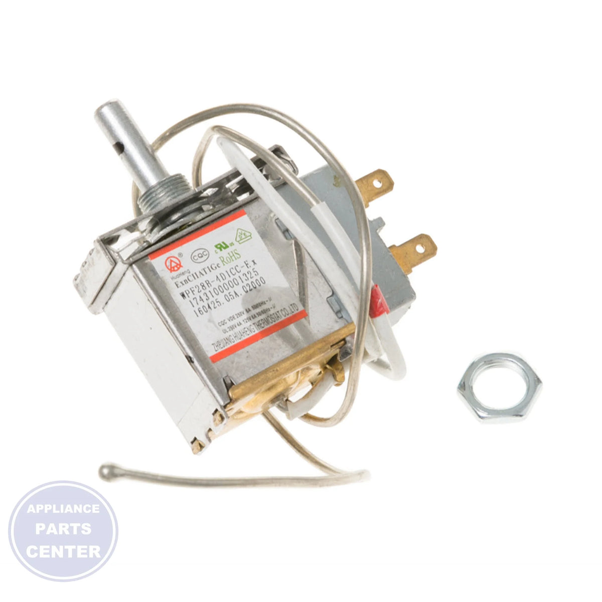 GE FREEZER THERMOSTAT WR50X21296 - Main view showing temperature control for GEN Freezer models