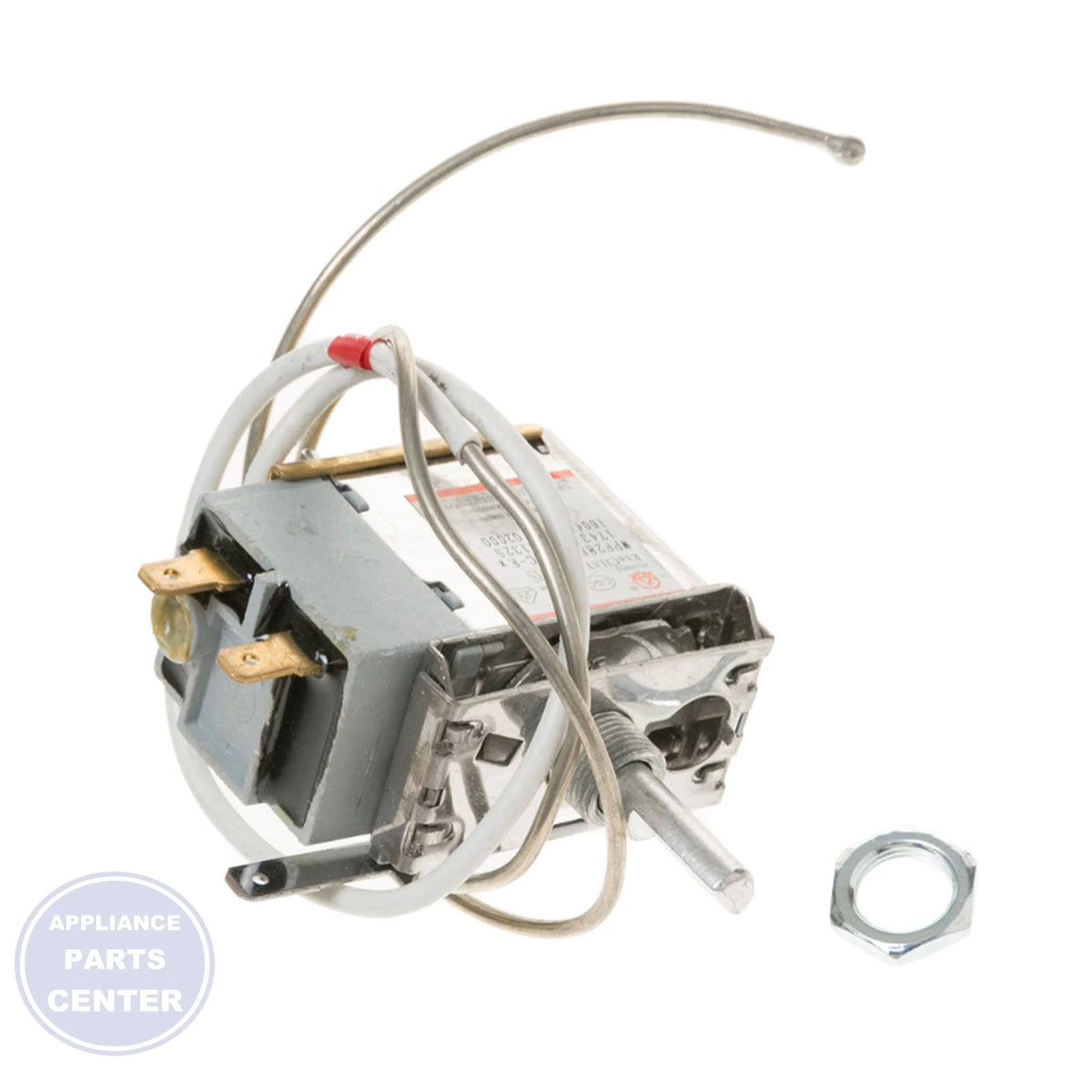 GE FREEZER THERMOSTAT WR50X21296 - Detailed view of temperature regulation details