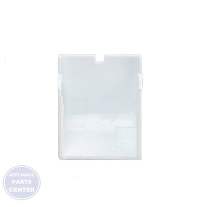 GE FREEZER UPPER HINGE COVER WR02X21309 - Detailed view of durable construction