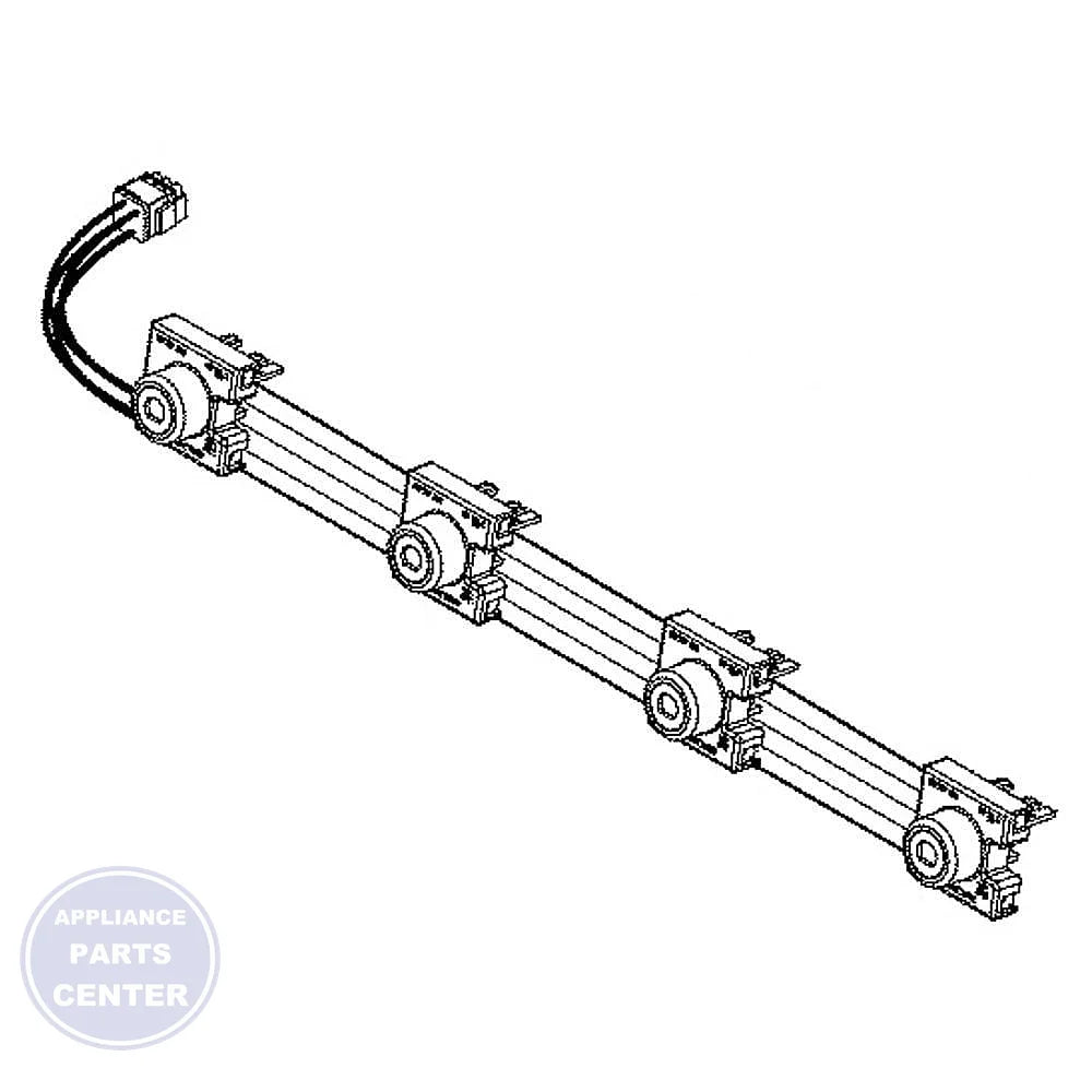 GE HARNESS SWITCHES WB18X30974 - Main view showing switch assembly for GEN models