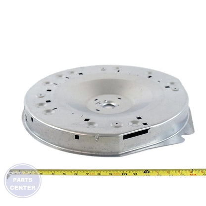 GE HEATER HOUSING WE11M43 - Side view with precise measurements