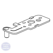 GE HINGE TOP PIN WR13X22745 - Main view showing sturdy support for GEN models
