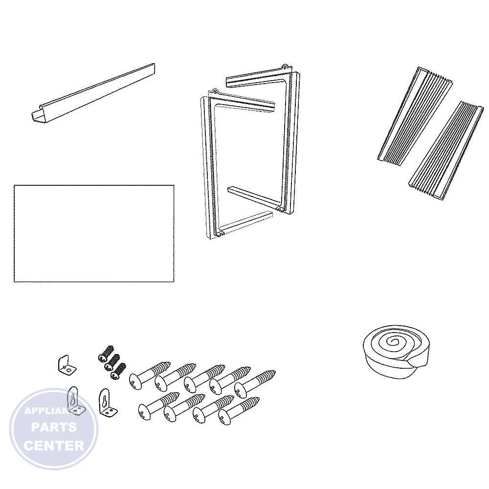 GE INSTALLATION KIT WJ01X24906 - Main view showing secure fit for GEN models