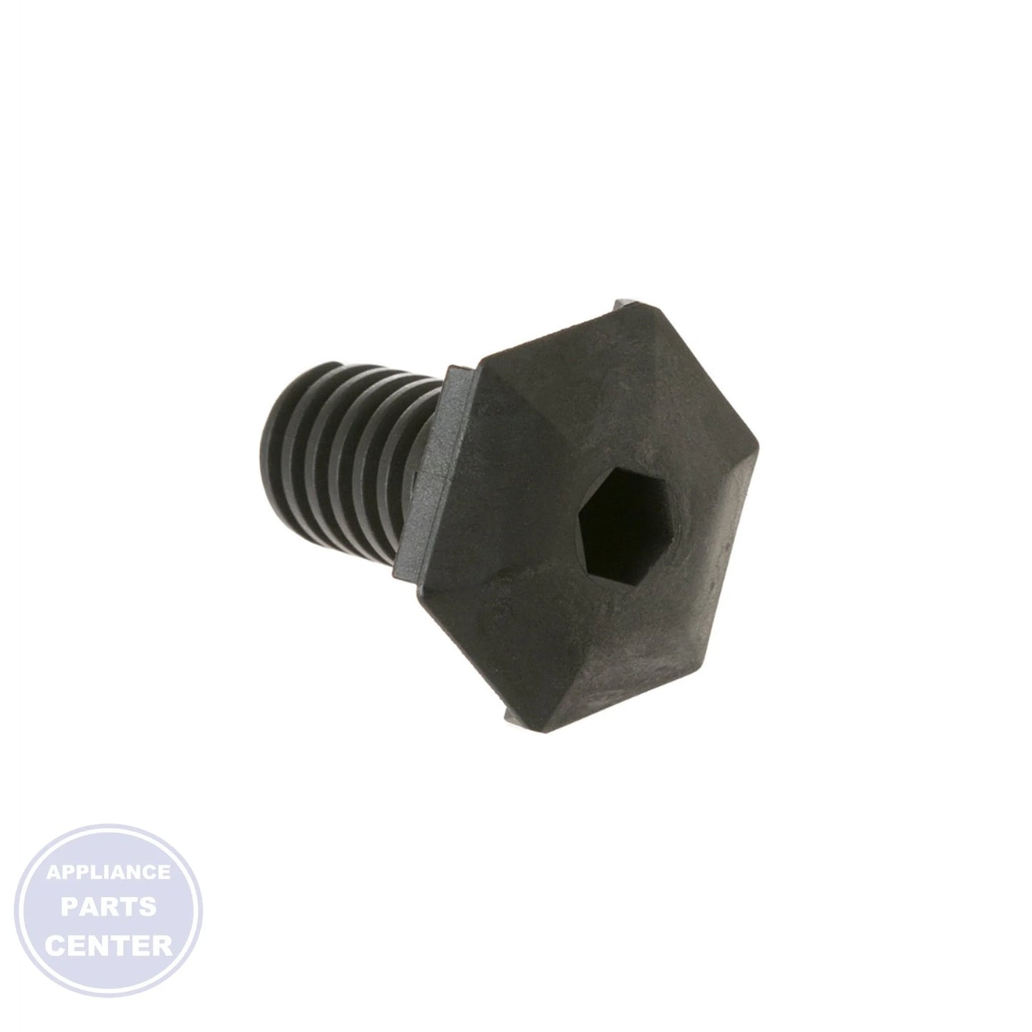 GE LEG LEVELING WE02X20399 - Side view with precise measurements for optimal fit