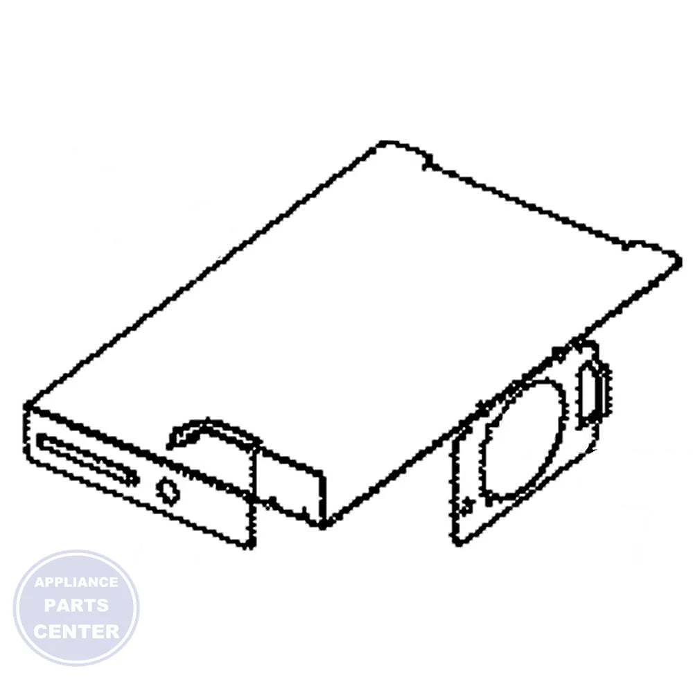 GE MICROWAVE COVER LAMP WB02X25385 - Main view showing bright lighting for specific models
