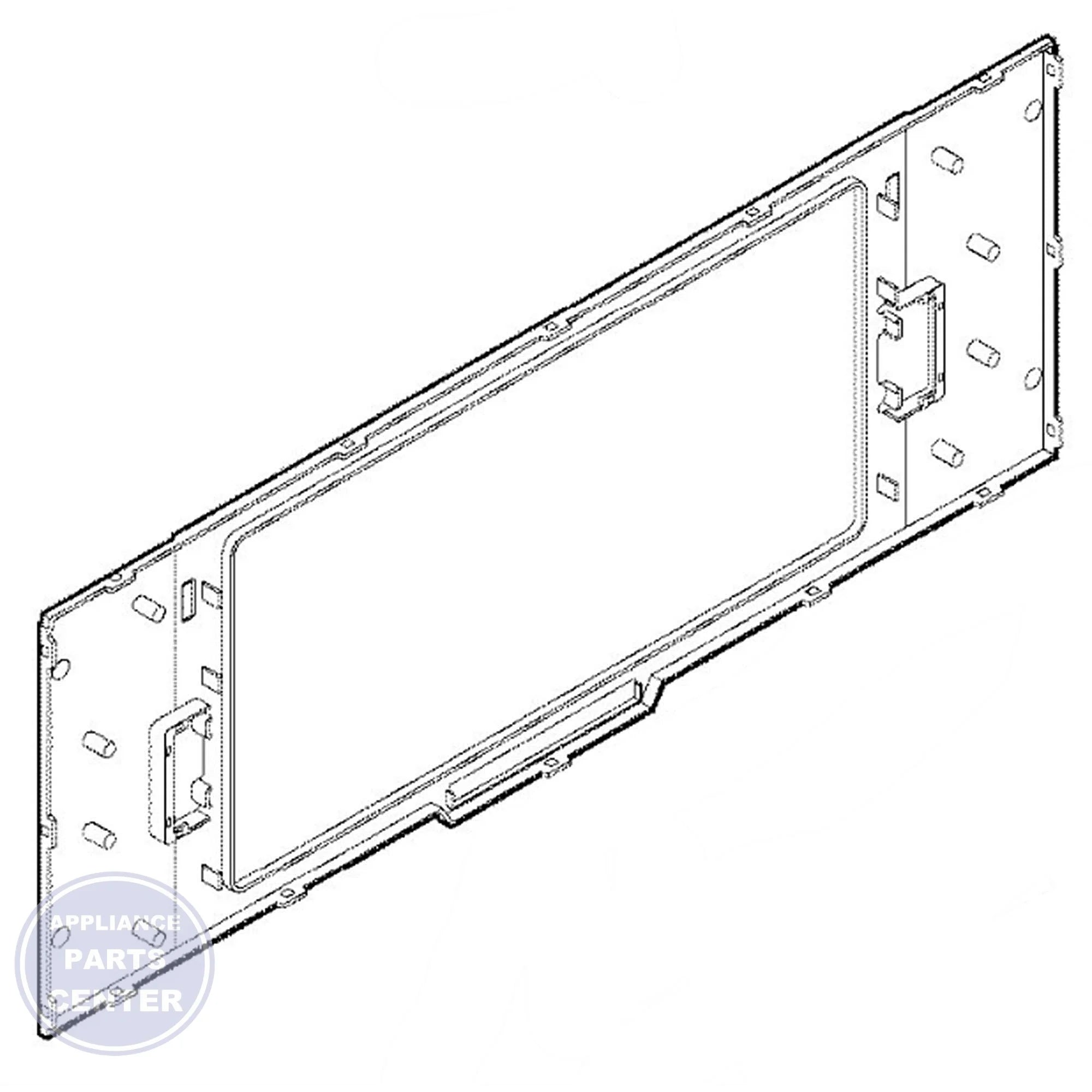 GE MICROWAVE COVER PLATE BACK DRAWER WB34X25203 - Main view showing ample storage for GEN Microwave