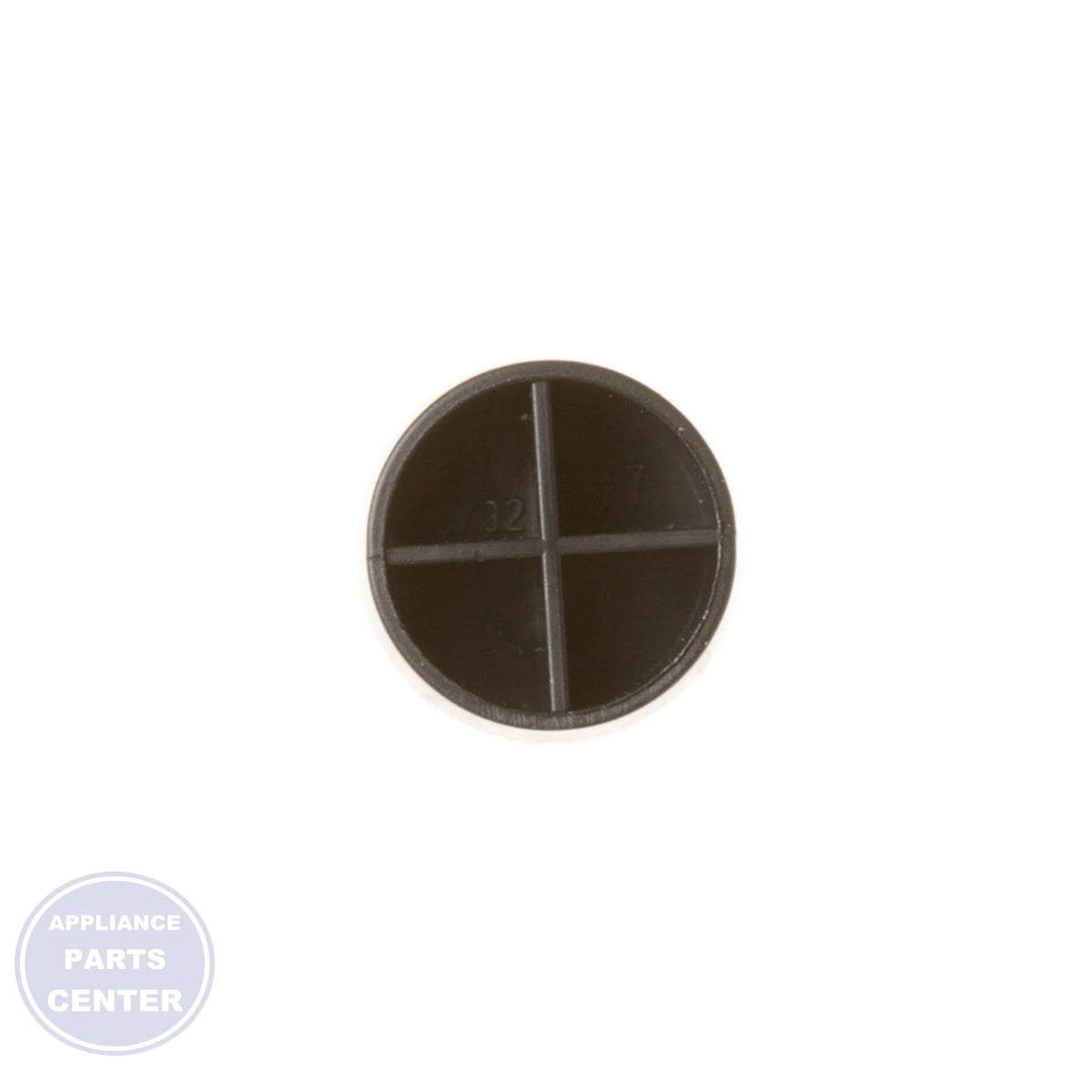 GE MICROWAVE FOOT WB01X27076 - Detailed view of secure stability feature