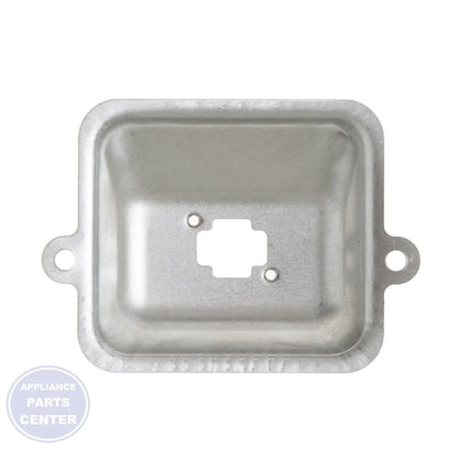 GE MICROWAVE LIGHT COVER WB02X11319 - Side view with exact measurements for seamless fit