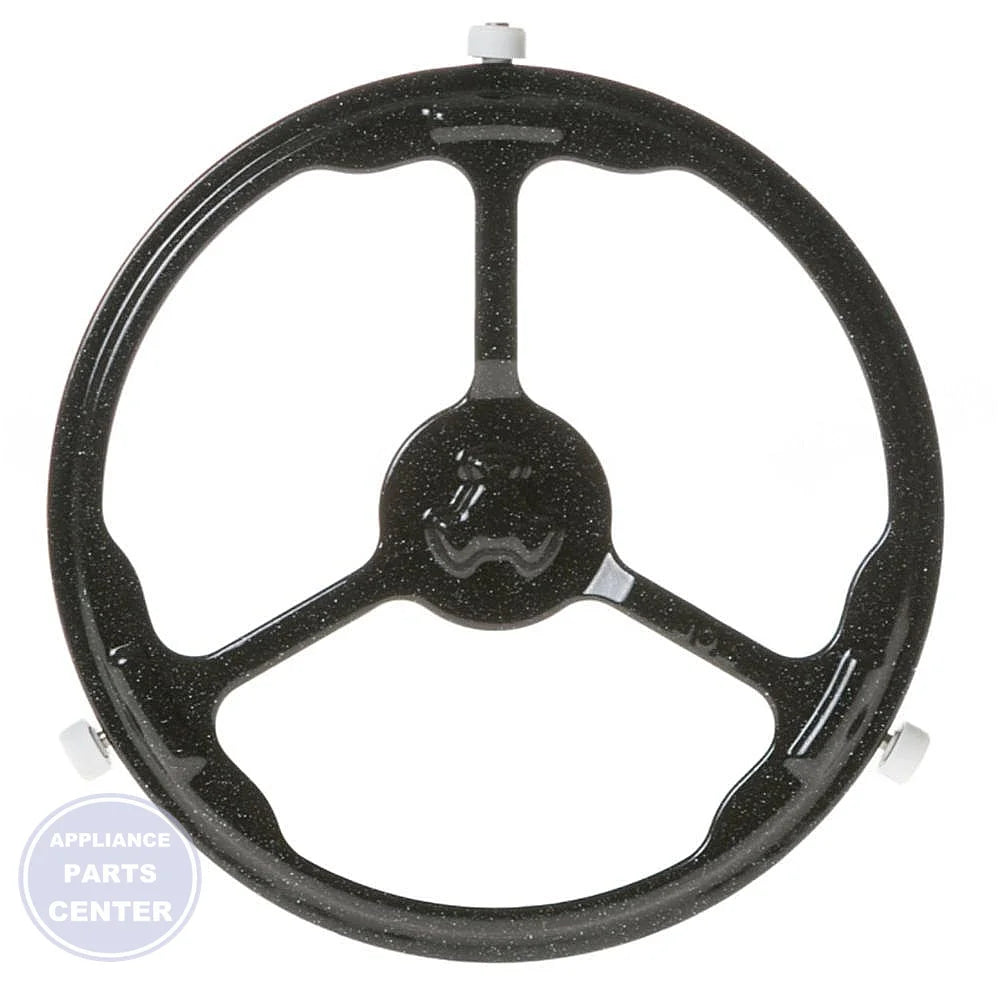 GE MICROWAVE RING ASSEMBLY WB06X10834 - Detailed view of durable construction