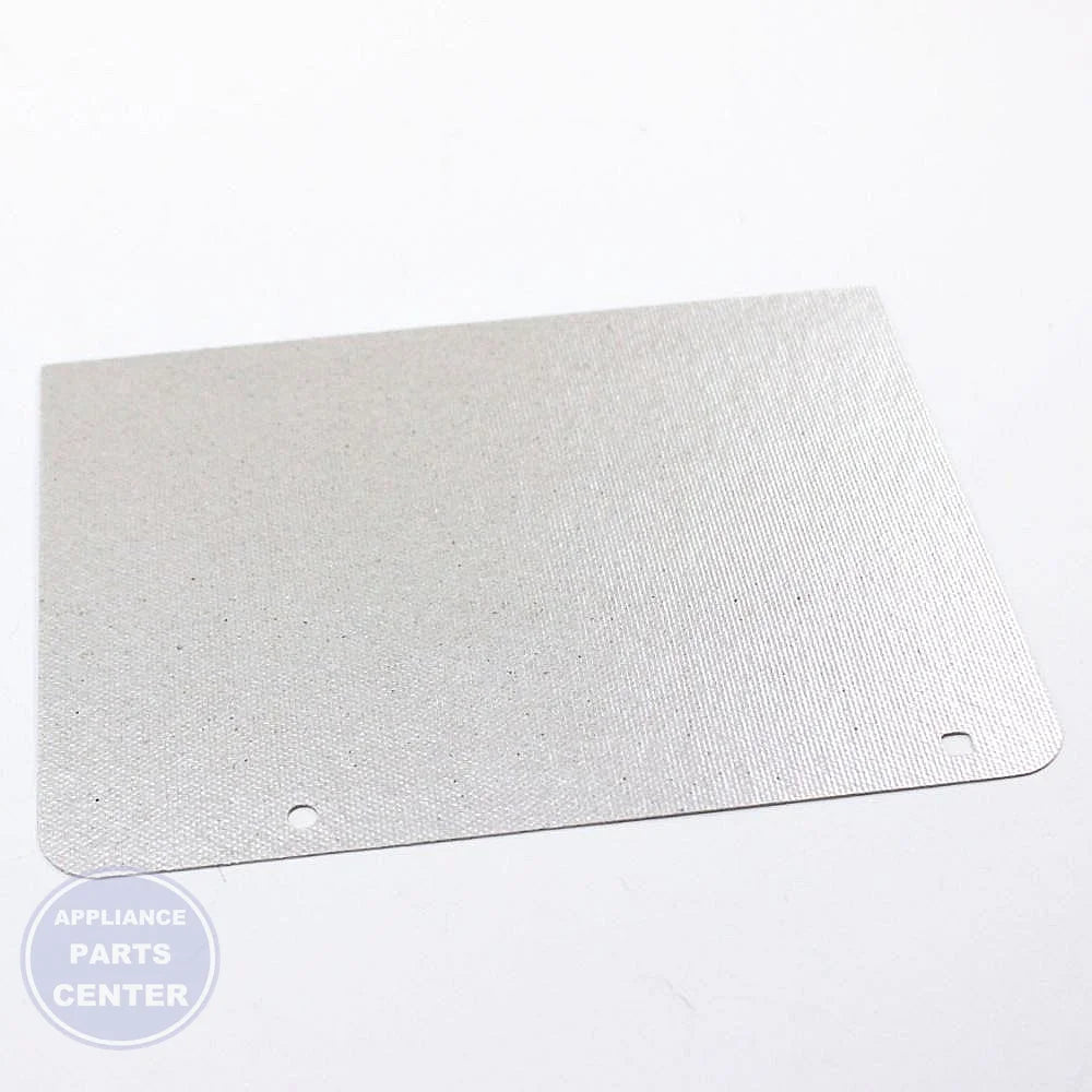 GE MICROWAVE WAVEGUIDE COVER WB06X10254 - Main view showing protective layer for GE microwave models XYZ and ABC