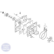 GE OVEN CONVECTION ASSEMBLY WB56X27048 - Main view showing improved airflow for GEN models