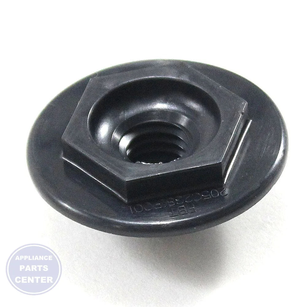 GE Oven Crystal Retainer WB02T10046 - Main view showing secure hold for GE oven models