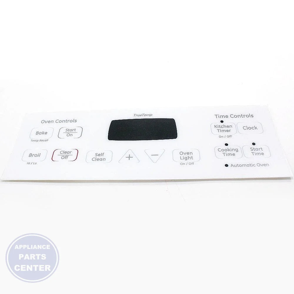 GE OVERLAY T09-B WB27K10265 - Main view showing seamless control access for specific models