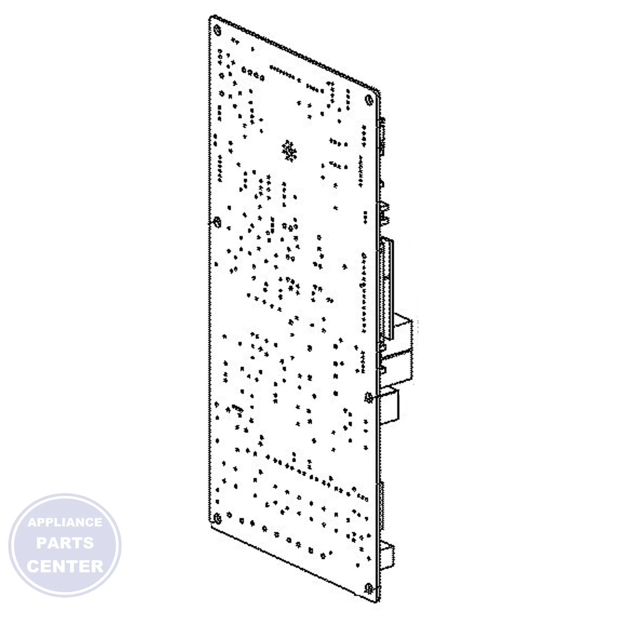 GE PCB ASSEMBLY MAIN WB27X35567 - Main view showing circuit board for GEN Microwave