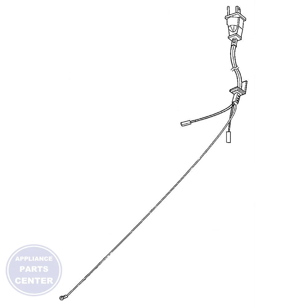 GE POWER CORD WB18X10469 - Main view showing durable construction for GEN microwaves