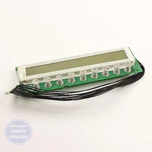 GE RANGE DISPLAY PANEL WB27X28049 - Main view showing accurate display readings for GE models