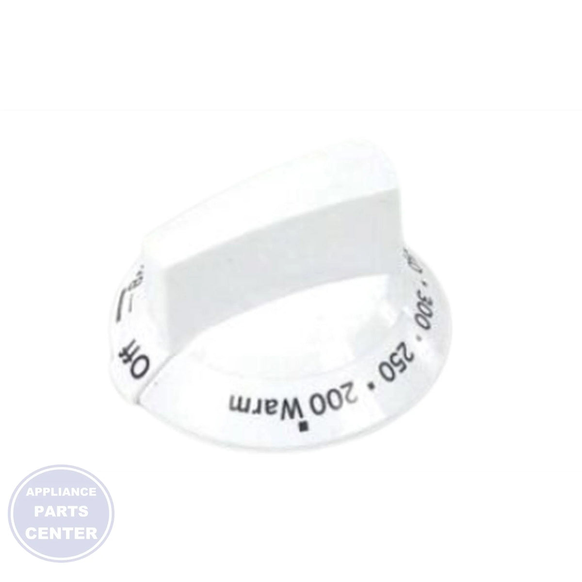 GE RANGE KNOB THERMOSTAT ASSEMBLY WB03X21365 - Main view showing temperature control knob for specific models