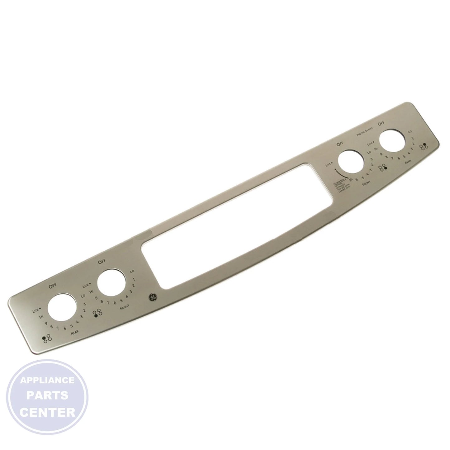 GE RANGE OVERLAY PANEL ASSEMBLY WB27T11405 - Main view showing touchpad for GEN Range models