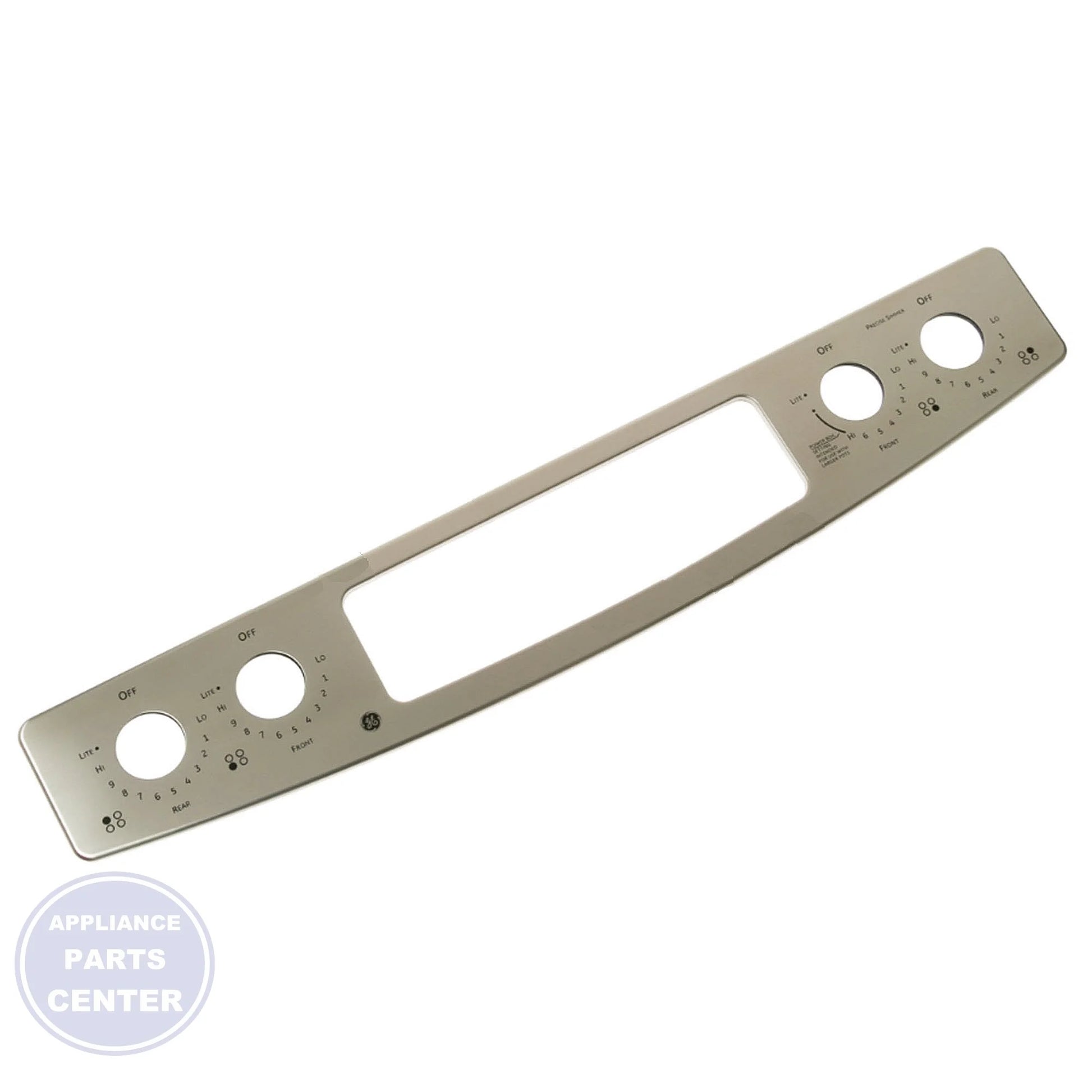GE RANGE OVERLAY PANEL ASSEMBLY WB27T11405 - Main view showing touchpad for GEN Range models
