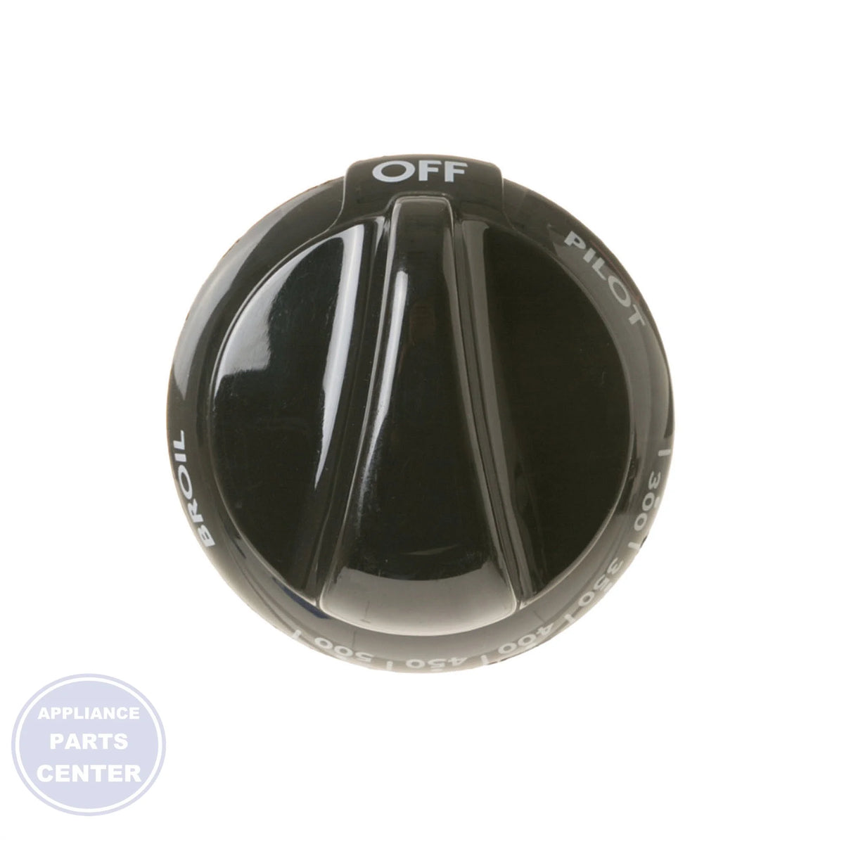 GE RANGE THERMOSTAT KNOB ASSEMBLY WB03K10358 - Main view showing temperature control for GE ranges