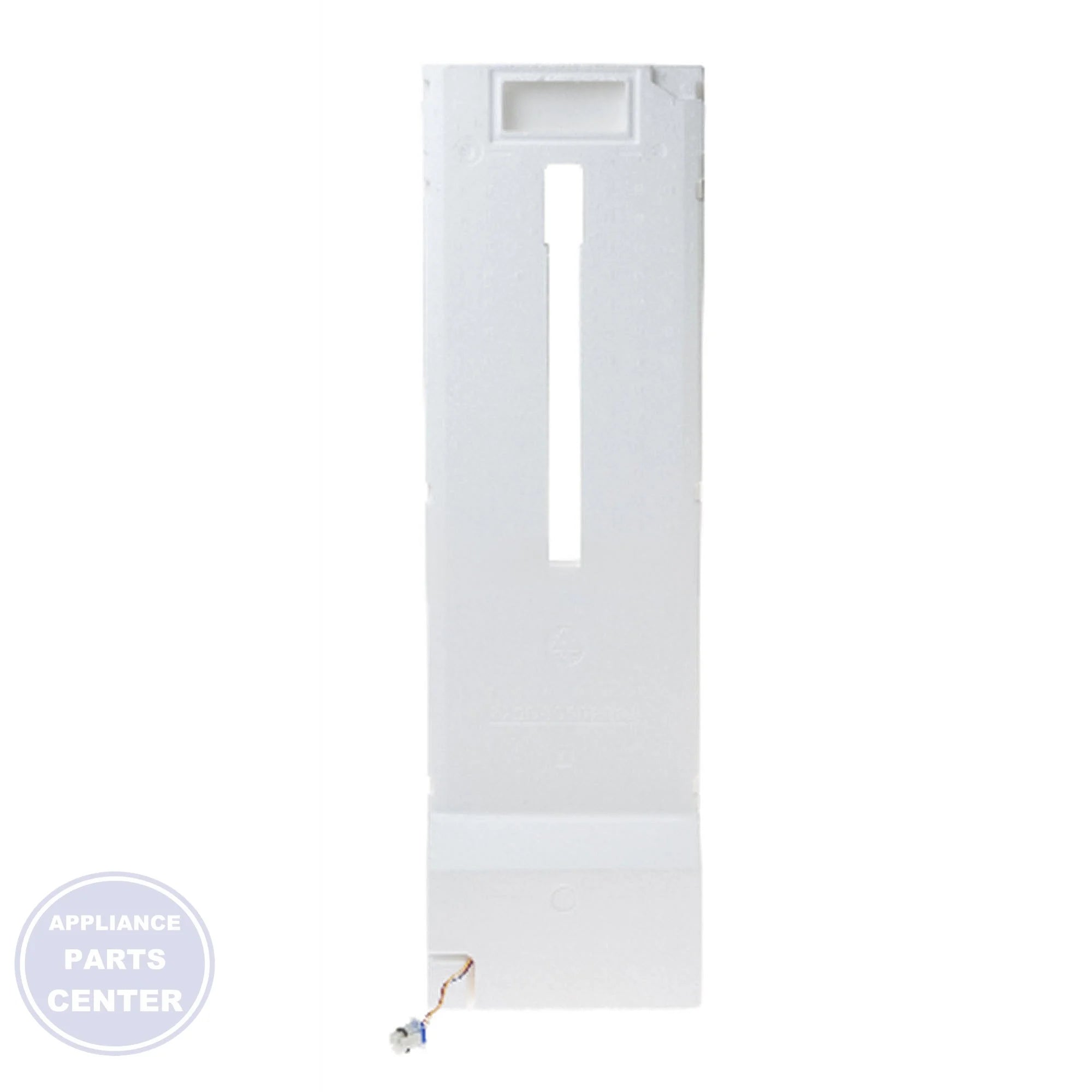 GE REFRIGERATOR AIR DUCT TOWER ASSEMBLY WR14X25128 - Main view showing airflow optimization for specific GE models