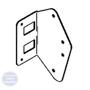 GE REFRIGERATOR ANGLE BRACKET WR02X12213 - Main view showing sturdy design for GEN models