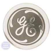 GE REFRIGERATOR BADGE ASSEMBLY WR04X10222 - Main view showing stylish badge for GEN models