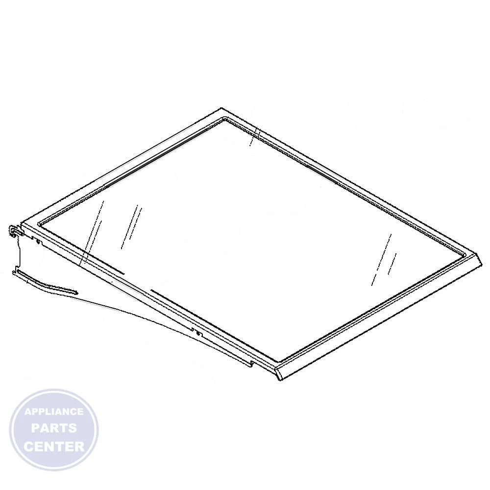 GE REFRIGERATOR CANTILEVER SHELF ASSEMBLY WR71X24966 - Main view showing sturdy construction for GEN series