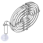 GE REFRIGERATOR COLD WATER TANK WR17X25212 - Main view showing 2-gallon capacity for GE Refrigerator models