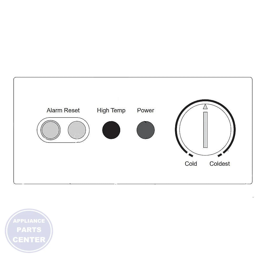 GE REFRIGERATOR CONTROL PANEL WR09X28056 - Main view showing advanced functionality for GEN models