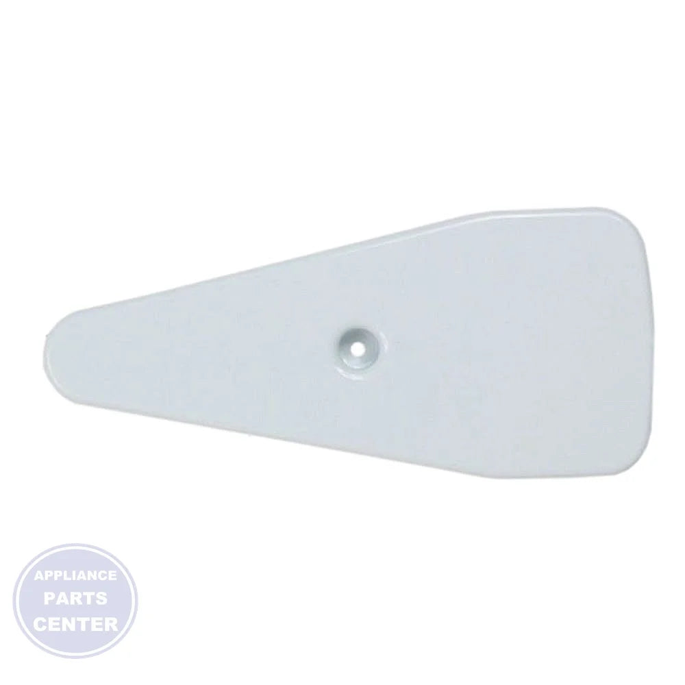 GE REFRIGERATOR COVER HINGE WHITE WR02X11623 - Main view showing durable support for specific GE models