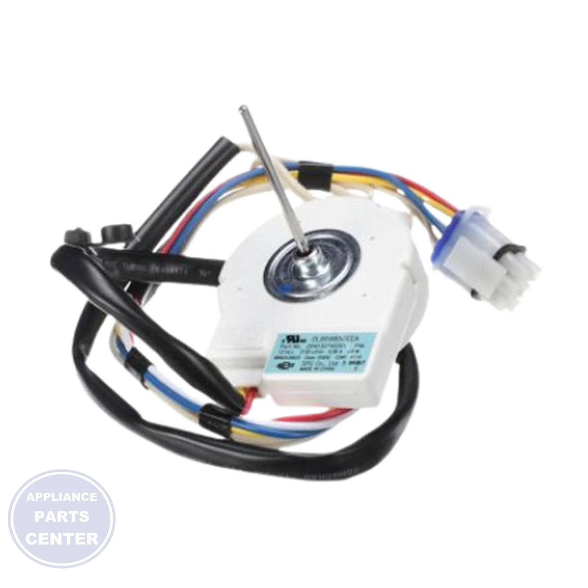GE REFRIGERATOR DC EVAPORATOR FAN MOTOR WR60X39625 - Main view showing powerful airflow for specific models