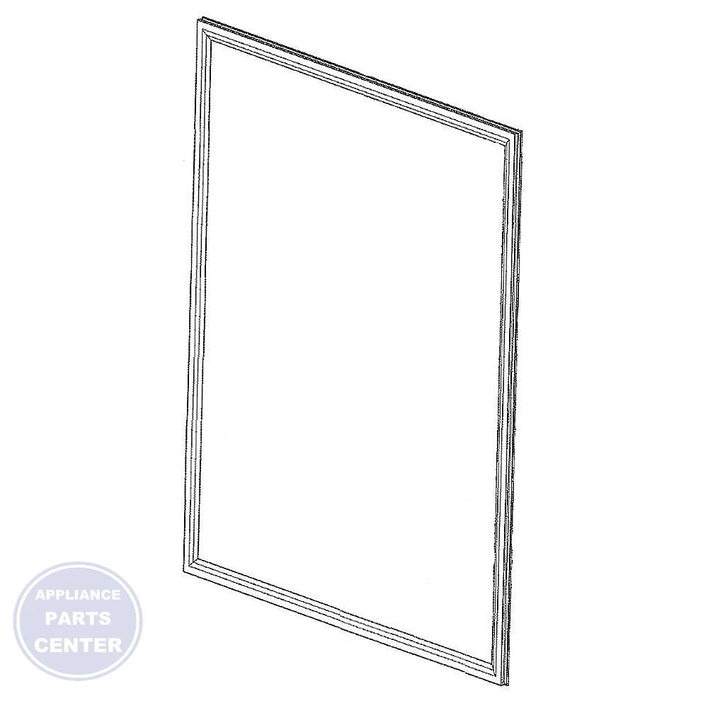 GE REFRIGERATOR FRESH FOOD DOOR GASKET WHITE WR14X31072 - Main view showing secure seal for GEN models