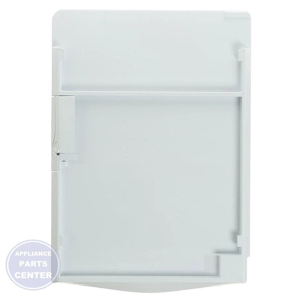 GE REFRIGERATOR ICEBOX DOOR ASSEMBLY WR78X26087 - Main view showing secure enclosure for GEN Refrigerator